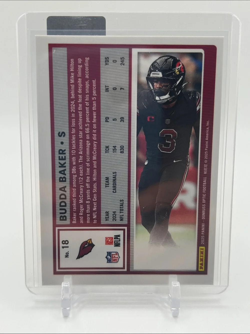 Budda Baker Arizona Cardinals Football Card 🏈